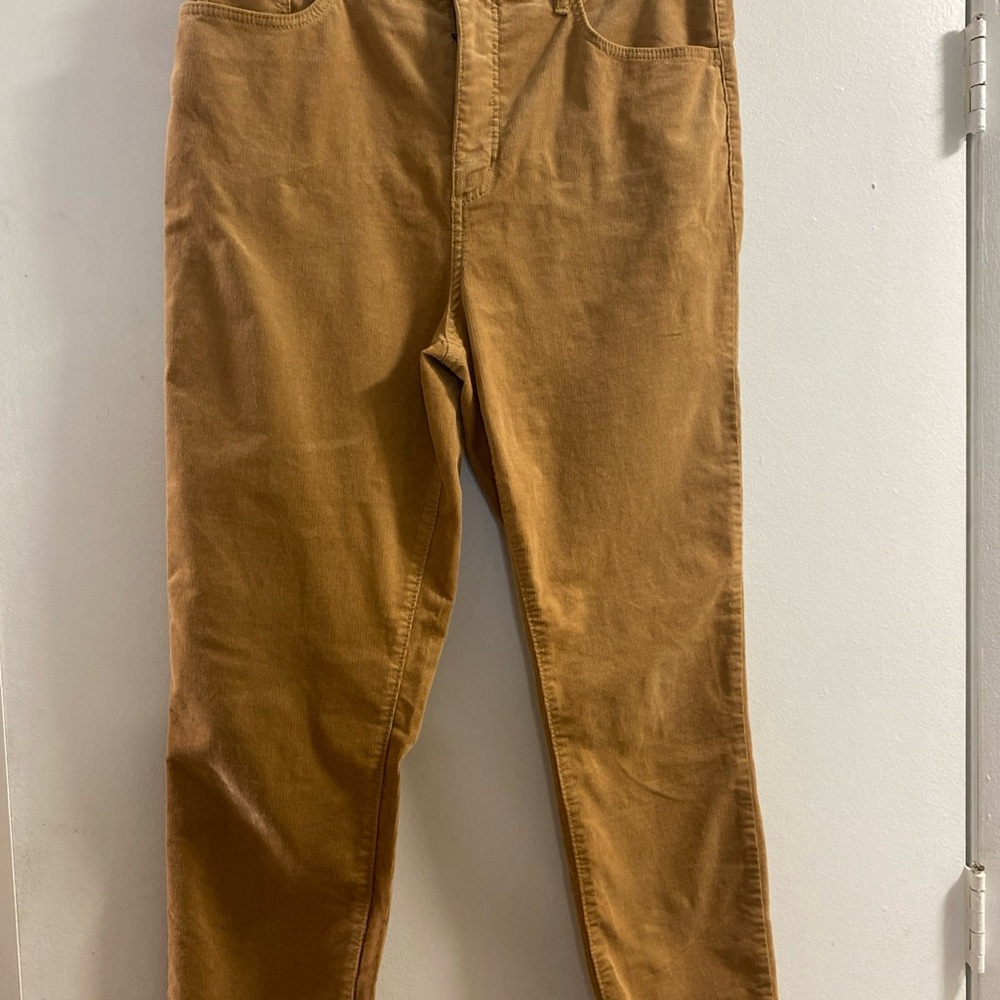 LOFT Women's Tan Straight‎ Leg Pants